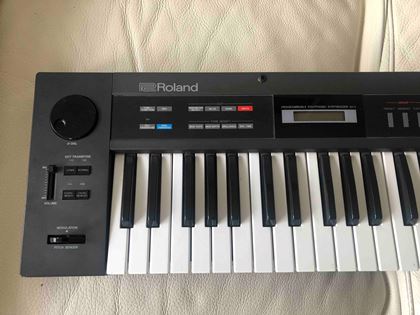 Roland-Alpha Juno 2 and M16-C